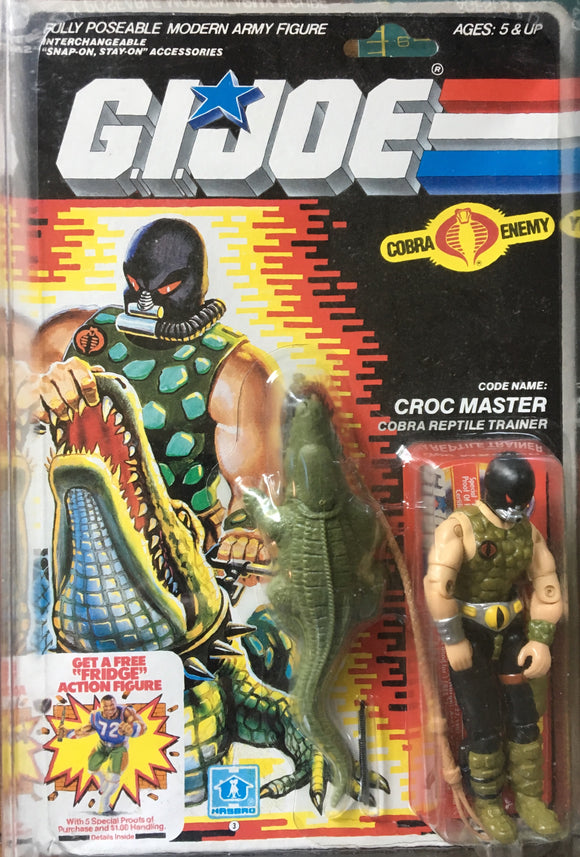 G.I. Joe - Croc Master 1986 Vintage Collectors Action Figure