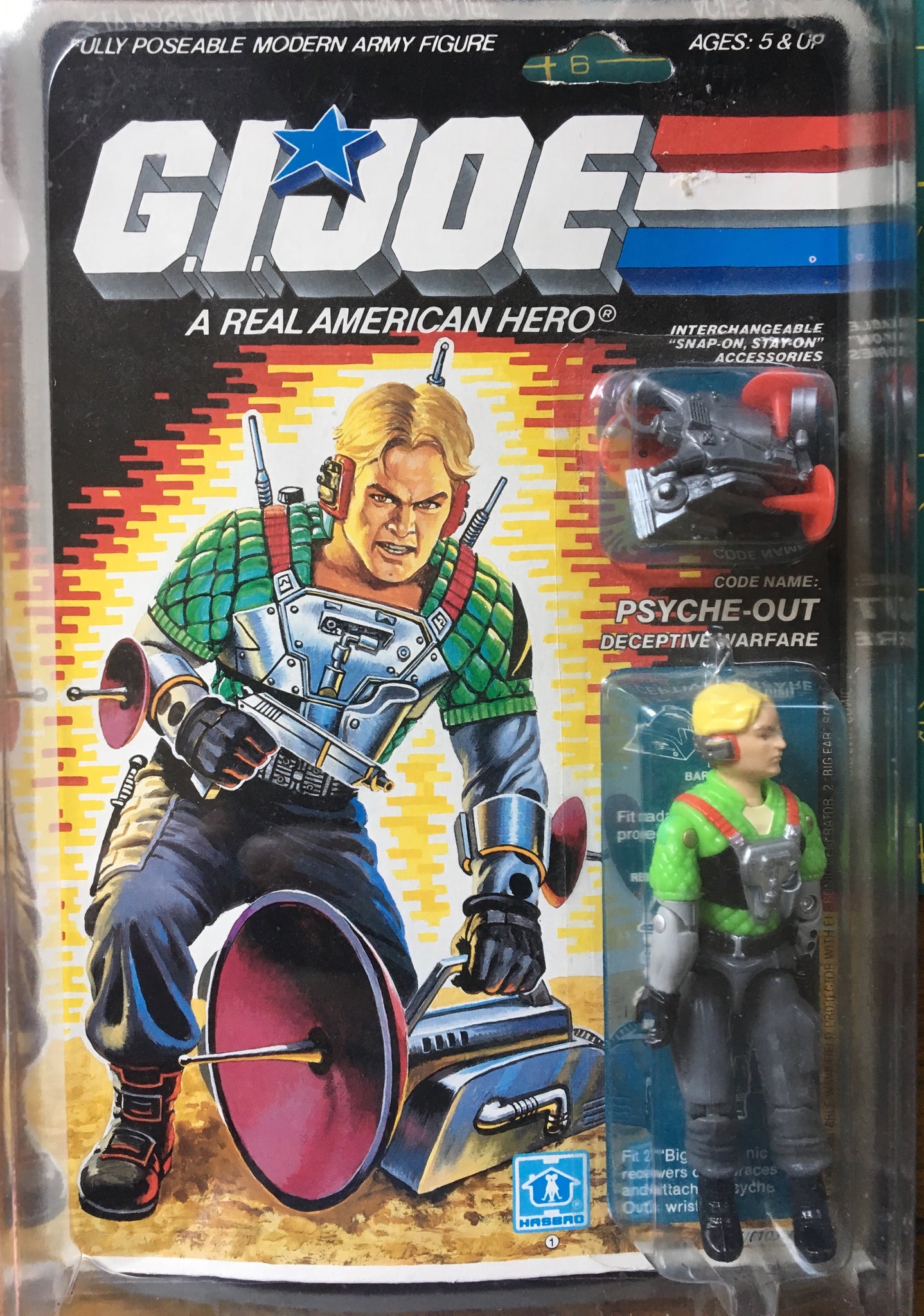 G.I. JOE - PSYCHE-OUT 1987 VINTAGE COLLECTORS ACTION FIGURE