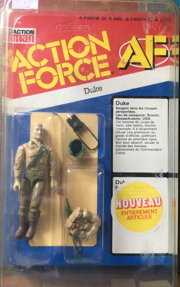 ACTION FORCE - DUKE- 1980's VINTAGE COLLECTORS ACTION FIGURE