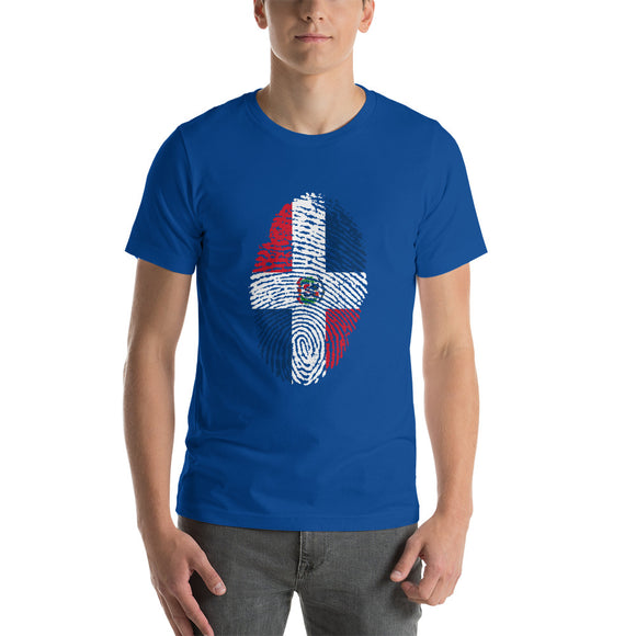 Dominican Fingerprint Short-Sleeve Unisex T-Shirt